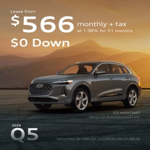 Audi Q5 from $566 monthly 